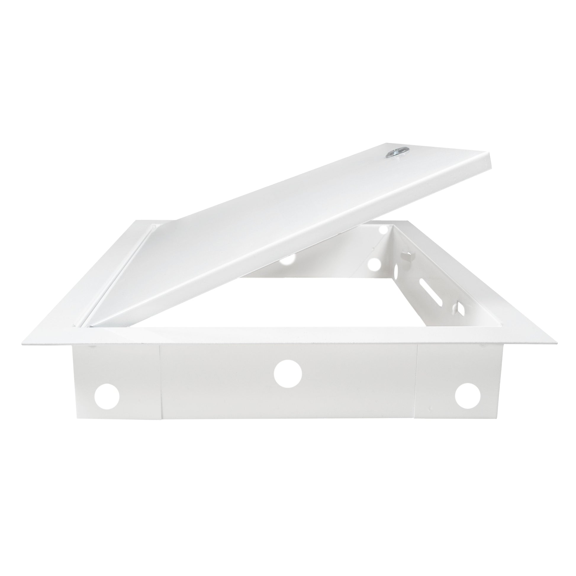 Access Panel Door Metal With Lock, White 200mm x 300mm - Best4Trade-Retail
