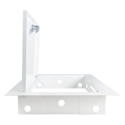 Access Panel Door Metal With Lock, White 200mm x 300mm - Best4Trade-Retail