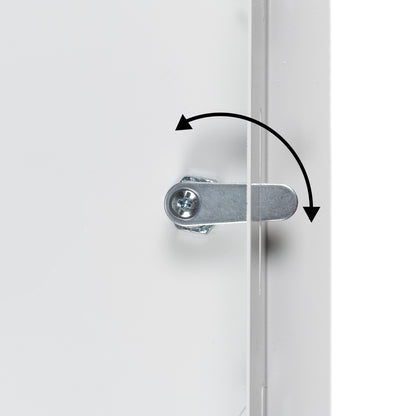 Access Panel Door Metal With Lock, White 250mm x 300mm - Best4Trade-Retail