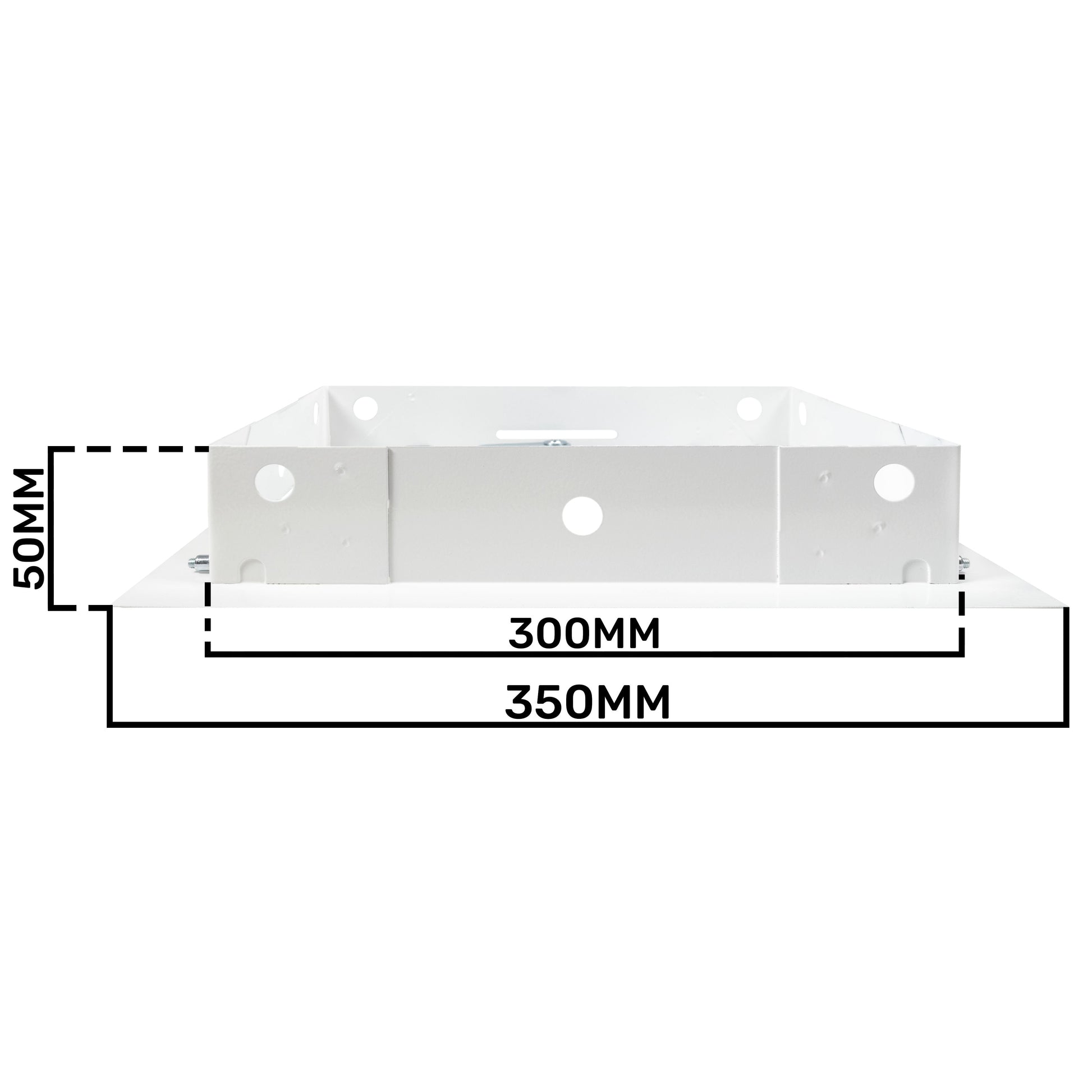 Access Panel Door Metal With Lock, White 250mm x 300mm - Best4Trade-Retail