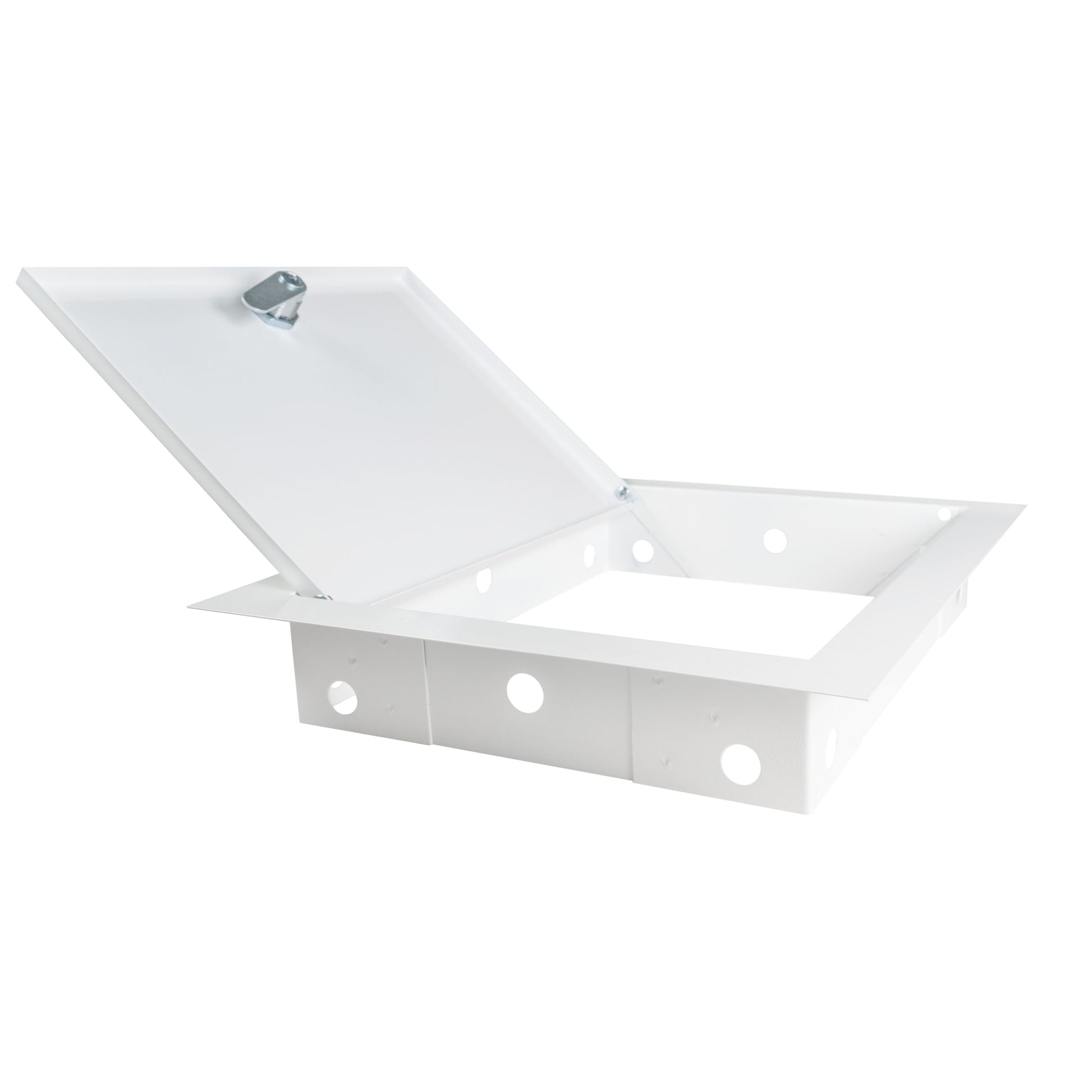 Access Panel Door Metal With Lock, White 250mm x 300mm - Best4Trade-Retail