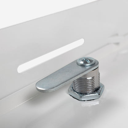 Access Panel Door Metal With Lock, White 200mm x 200mm - Best4Trade-Retail