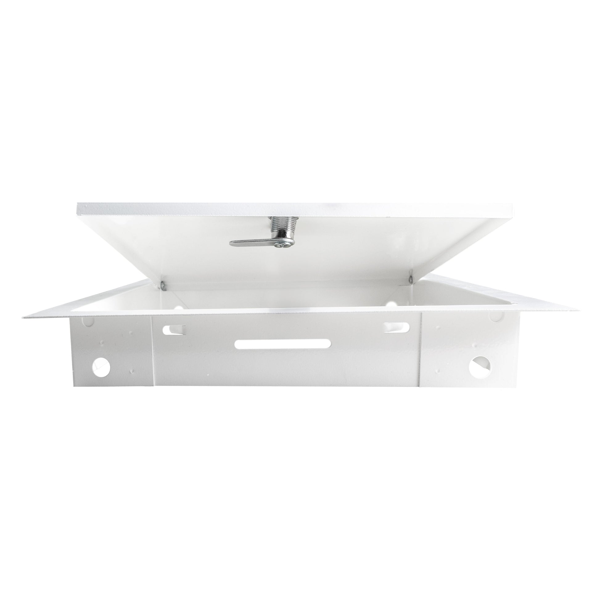 Access Panel Door Metal With Lock, White 500mm x 500mm - Best4Trade-Retail