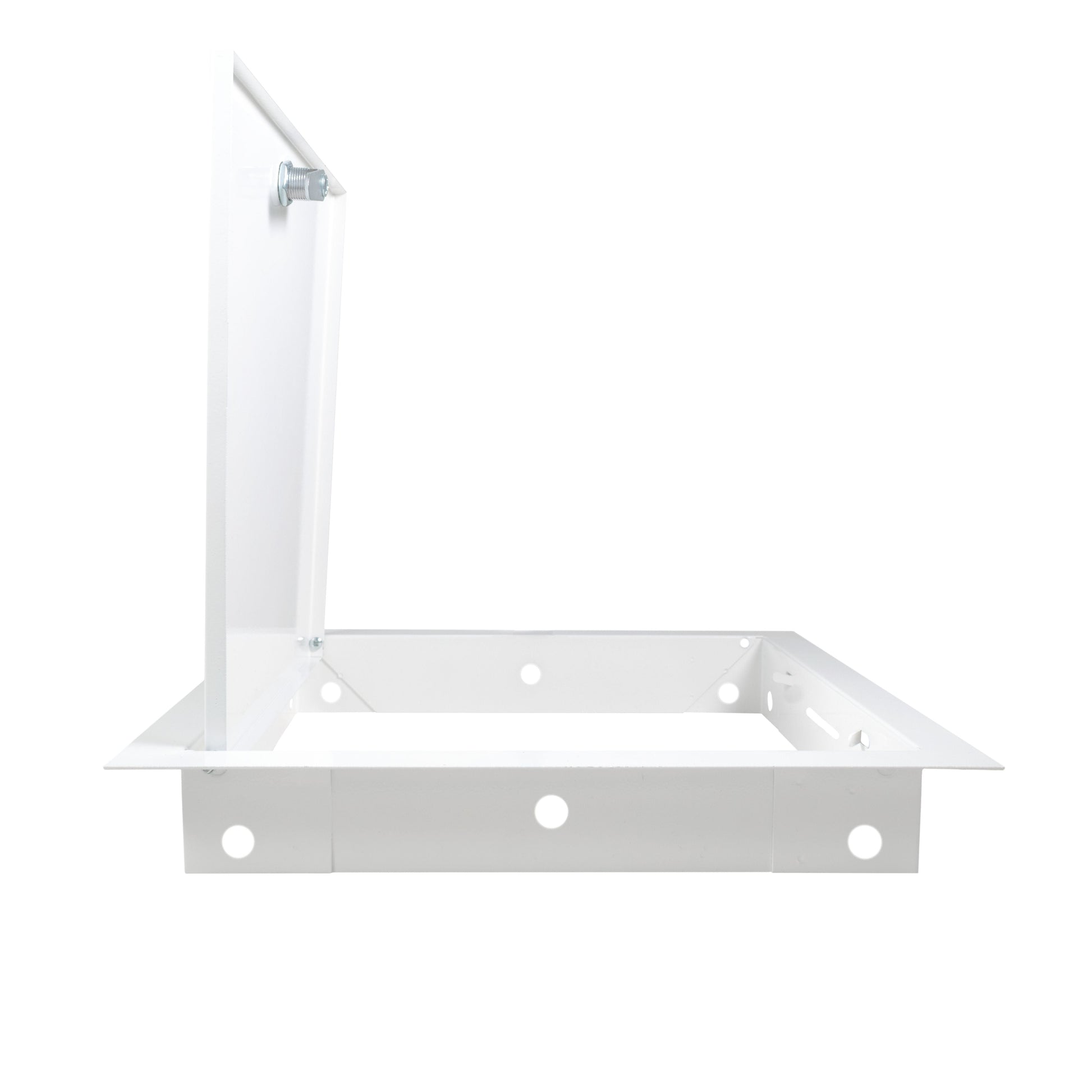 Access Panel Door Metal With Lock, White 500mm x 500mm - Best4Trade-Retail