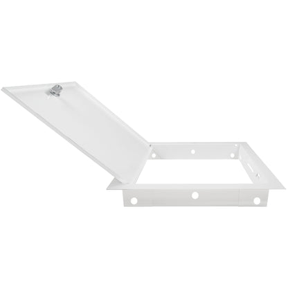 Access Panel Door Metal With Lock, White 500mm x 500mm - Best4Trade-Retail