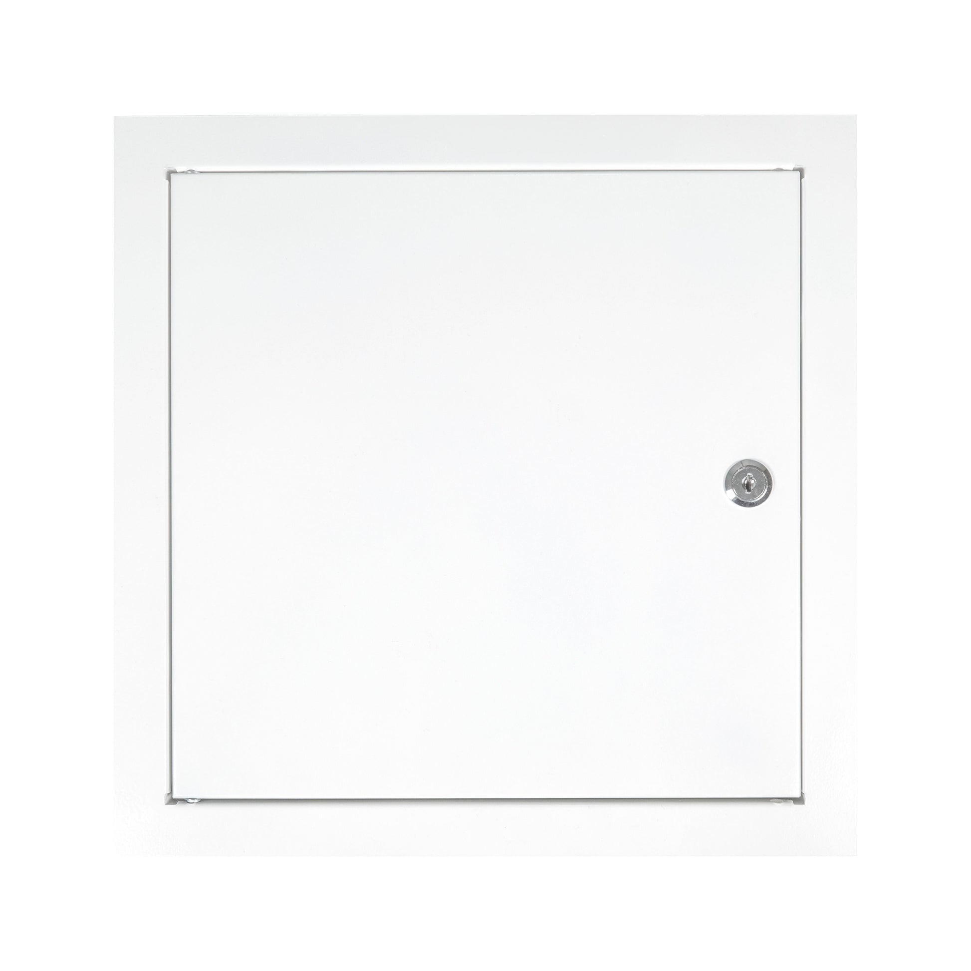 Access Panel Door Metal With Lock, White 300mm x 300mm - Best4Trade-Retail
