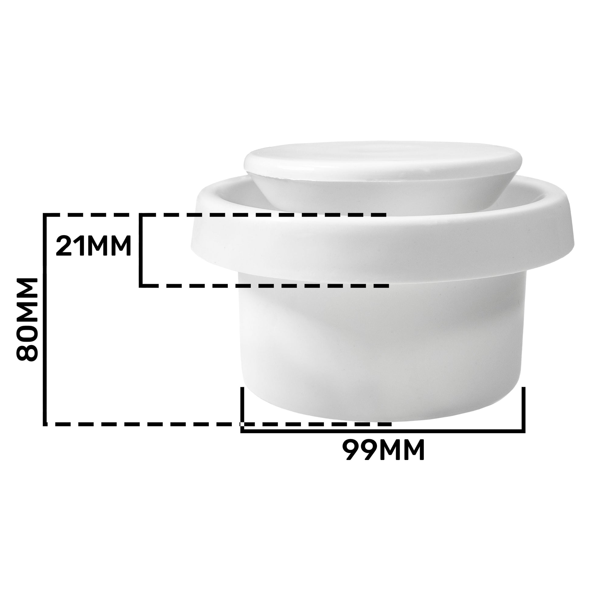 White ABS Extract Ceiling Valve 100mm - Best4Trade-Retail