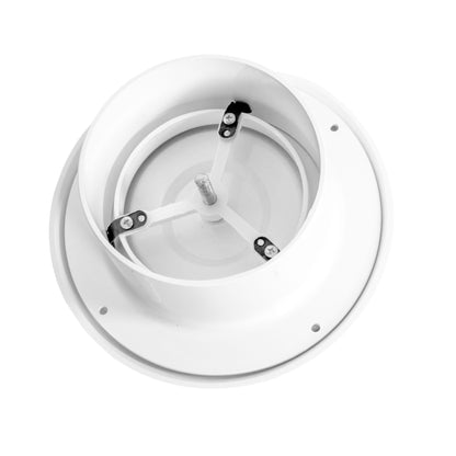 White ABS Extract Ceiling Valve 150mm - Best4Trade-Retail