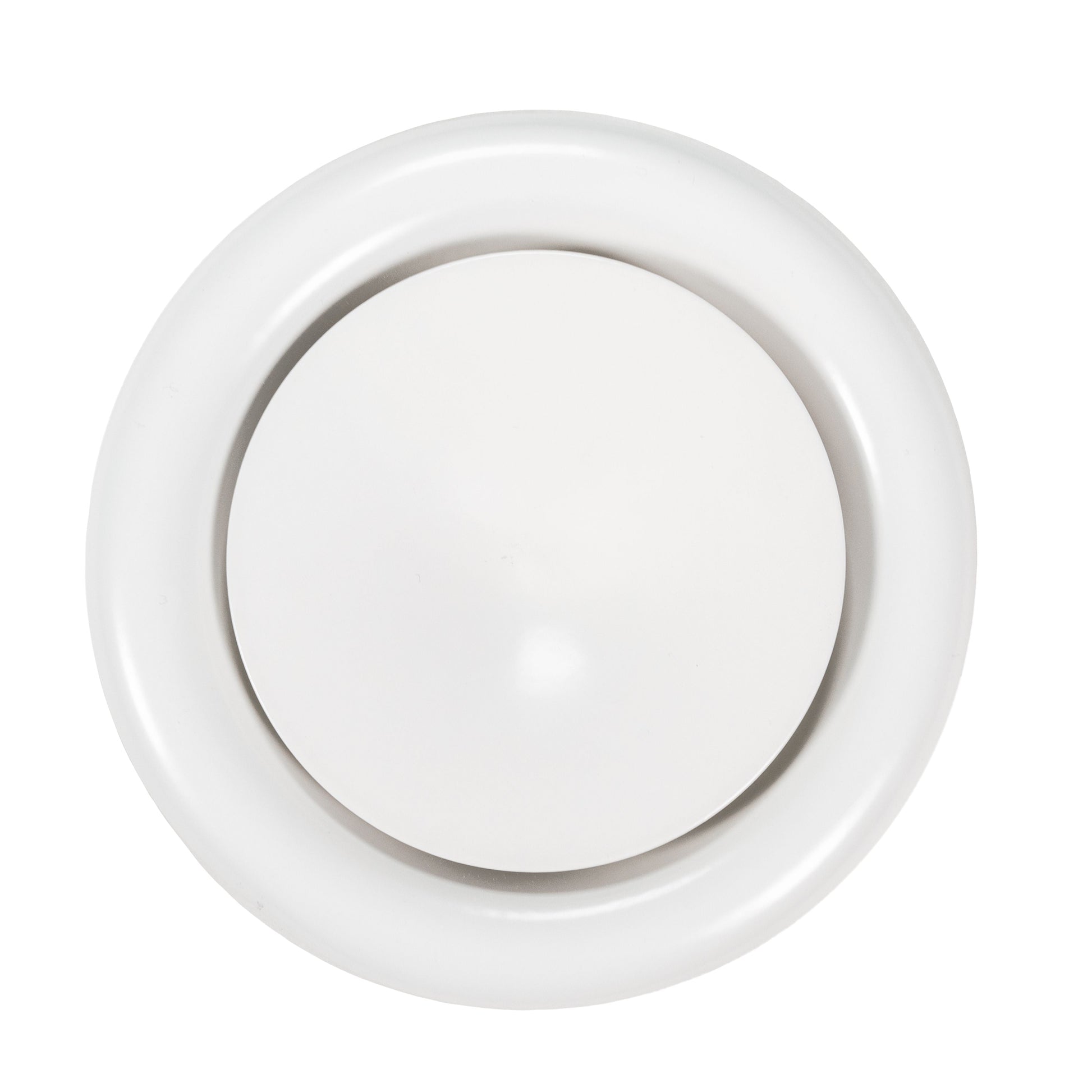 White Metal Extract Ceiling Valve 125mm - Anemostat SV - Best4Trade-Retail