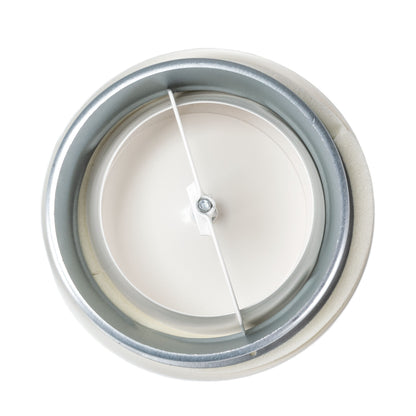 White Metal Extract Ceiling Valve 125mm - Anemostat SV - Best4Trade-Retail