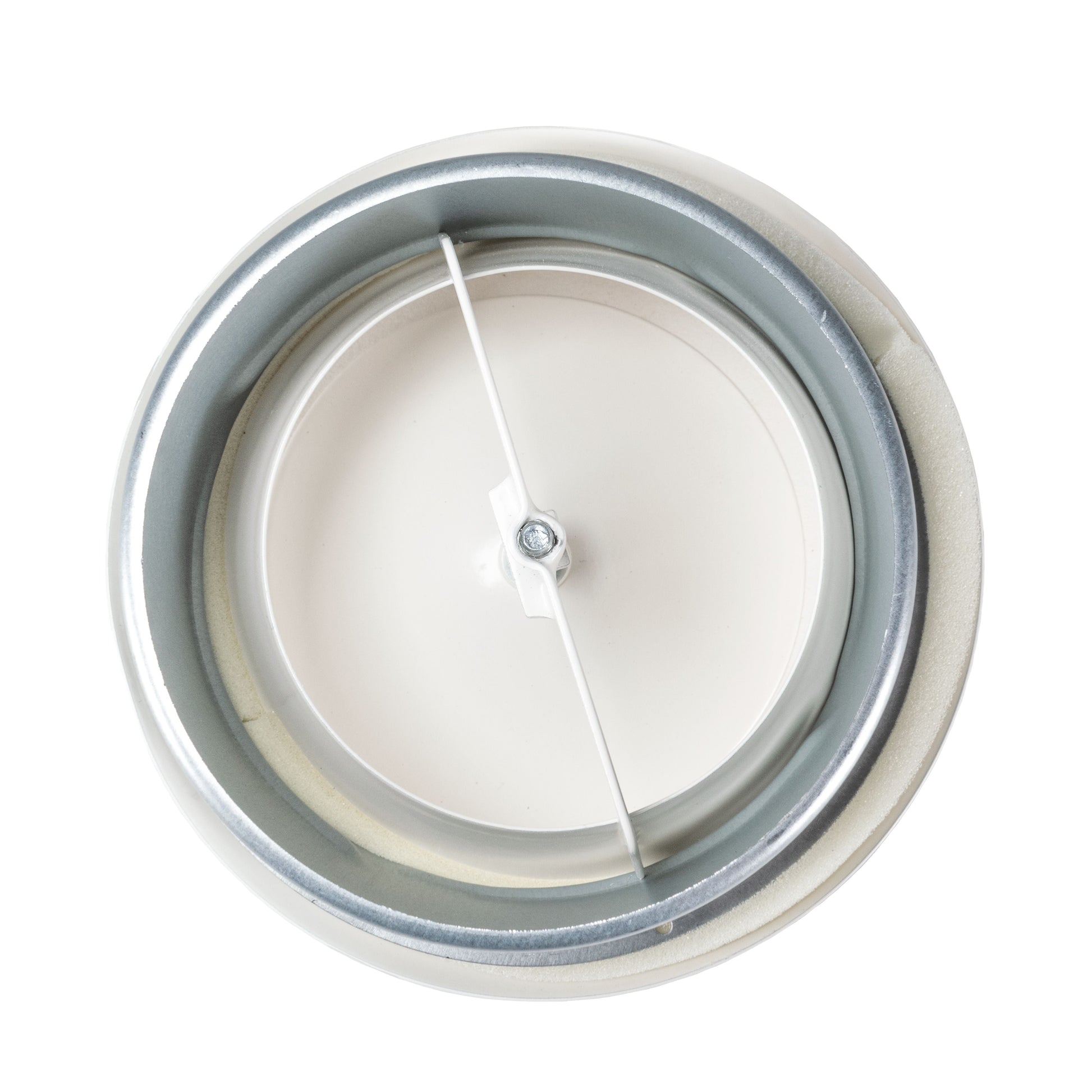 White Metal Extract Ceiling Valve 125mm - Anemostat EV - Best4Trade-Retail