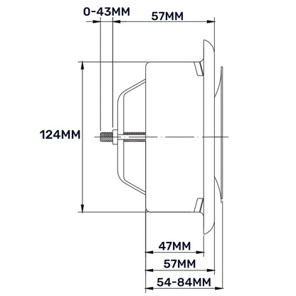 White Metal Extract Ceiling Valve 125mm - Anemostat EV - Best4Trade-Retail