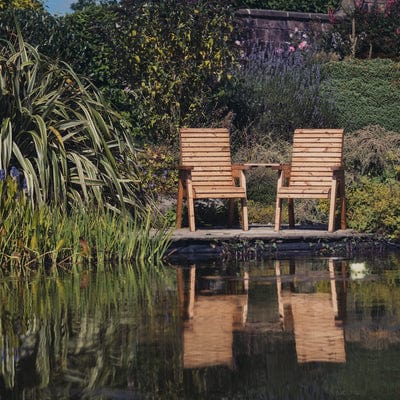 Churnet Valley Love Seat Angled - Churnet Valley