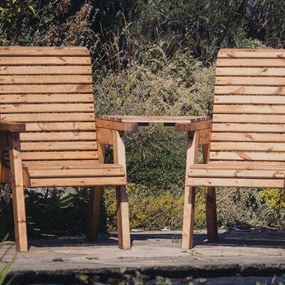 Churnet Valley Love Seat Angled - Churnet Valley