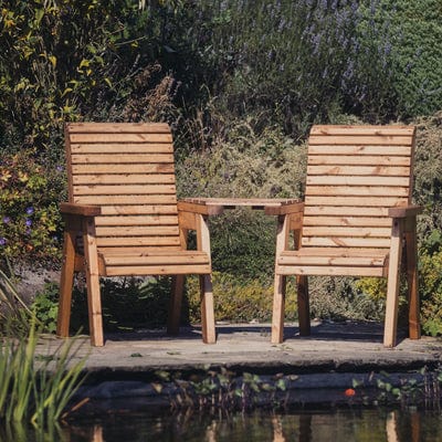 Churnet Valley Love Seat Angled - Churnet Valley