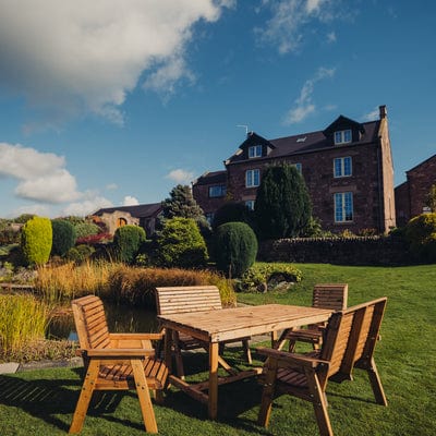 Churnet Valley 6 Seater Set 2 Chairs and 2 x Benches - Churnet Valley