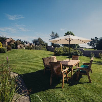 Churnet Valley 8 Seat Set 2 Chairs and 2 x 3 Seat Benches - Churnet Valley