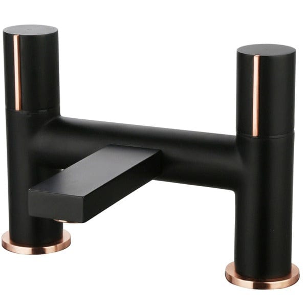 Velar Black Bath Filler Mixer Tap - Aqua Bathrooms