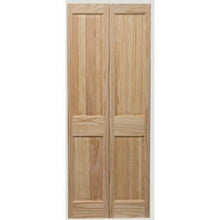 Load image into Gallery viewer, Victorian 4 Panel Clear Pine Bi-Fold Unfinished Internal Door - All Sizes - Doors4less
