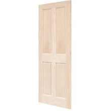 Load image into Gallery viewer, Victorian 4 Panel Unfinished Internal Oak Fire Door FD30 - All Sizes - Doors4less
