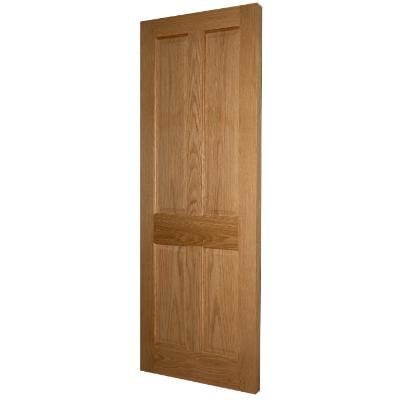 Victorian 4 Panel Oak Prefinished Internal Door - All Sizes - Doors4less