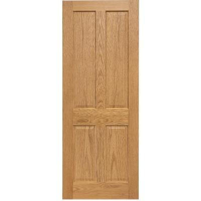 Victorian 4 Panel Oak Prefinished Internal Door - All Sizes - Doors4less