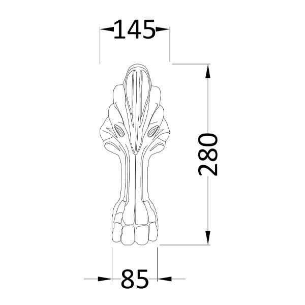 Victorian Bath Leg Set - Bayswater Bathrooms
