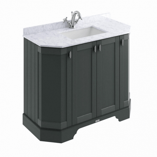 Victrion Angled 4 Door Basin Unit - All Colours - Bayswater Bathrooms