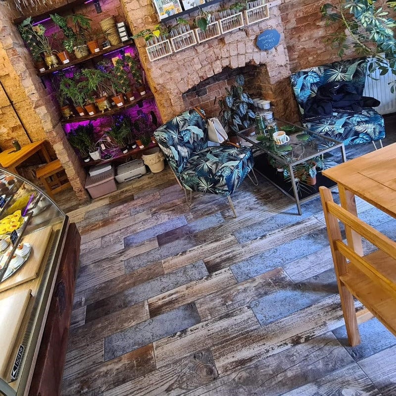 Vintage Wood Effect 600mm x 150mm - Matt Multi - Rino Tiles