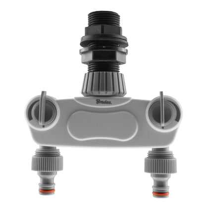 Water Butt Kit 1” BSP with WL 2-Way Valved Manifold - Best4Trade-Retail Garden watering