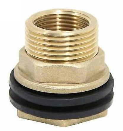 Water Butt Brass 1" BSP Male - 3/4" BSP Female and Drill Bit - Best4Trade-Retail Tech Hose & Fittings