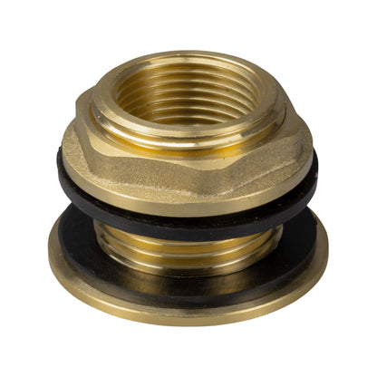 Water Butt Brass Kit 3/4" with Lever Tap Hose Barb and Lever Lock and Drill Bit - Best4Trade-Retail Garden watering