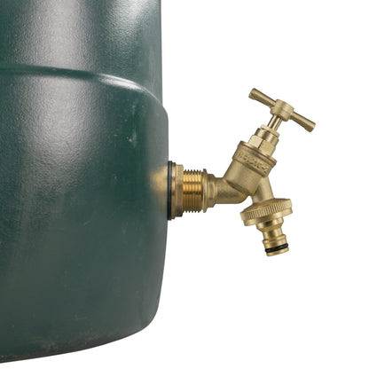 Water Butt Brass Kit 3/4" with Brass Quick Connect Tap - Best4Trade-Retail Tech Hose & Fittings