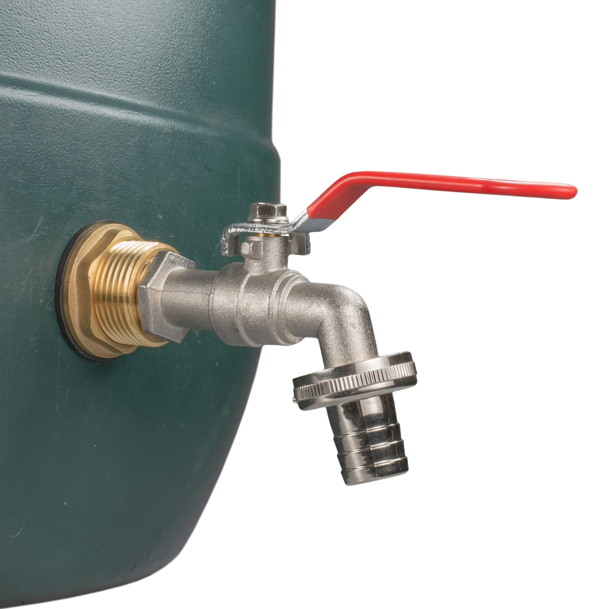 Water Butt Brass Kit 3/4" with Barbed Lever Tap and Drill Bit - Best4Trade-Retail Tech Hose & Fittings