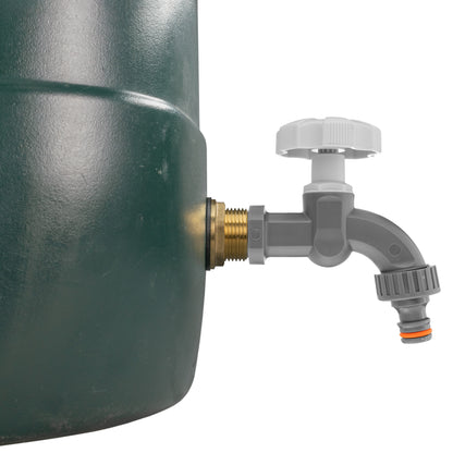 Water Butt Brass Kit 3/4" with Grey Dial Tap - Best4Trade-Retail Tech Hose & Fittings