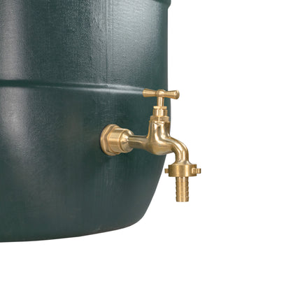 Water Butt Brass Kit 3/4" with 19mm Barbed Polished Brass Tap - Best4Trade-Retail Tech Hose & Fittings