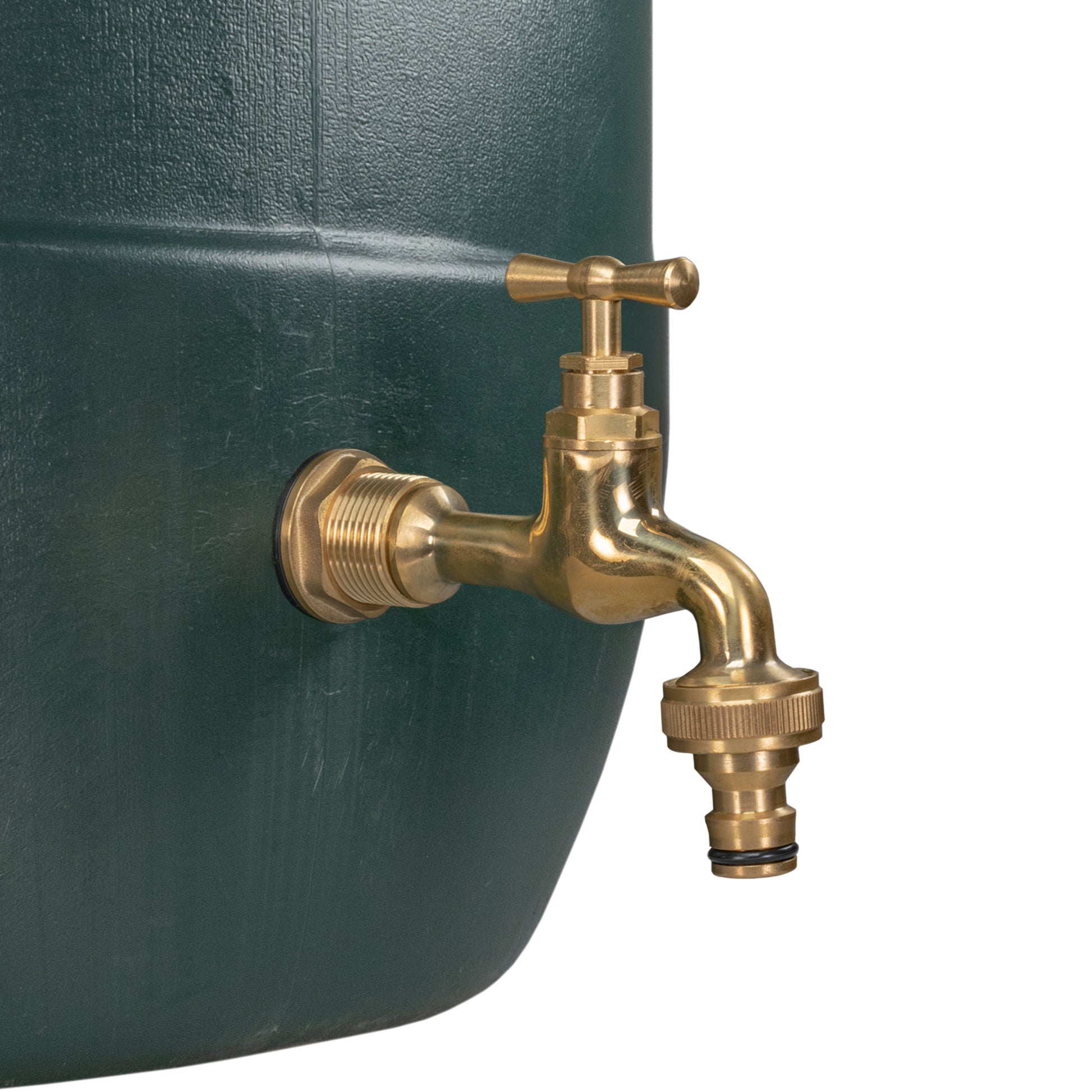 Water Butt Brass Kit 3/4" with Quick Connect Polished Brass Tap - Best4Trade-Retail Tech Hose & Fittings