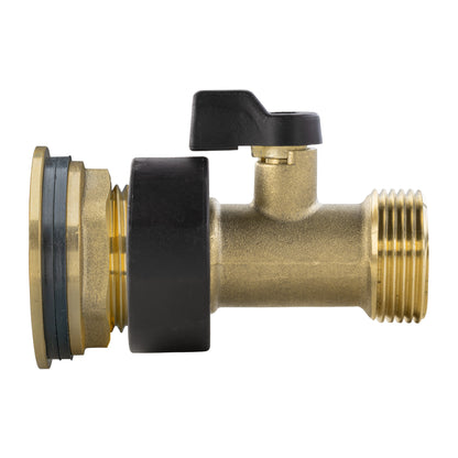 Water Butt Brass Kit 3/4" with Brass Valve and Drill Bit - Best4Trade-Retail Tech Hose & Fittings