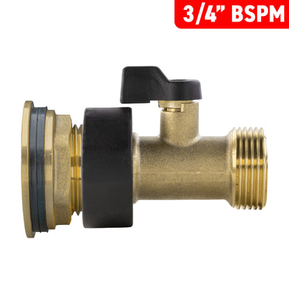 Water Butt Brass Kit 3/4" with Brass Valve and Drill Bit - Best4Trade-Retail Tech Hose & Fittings