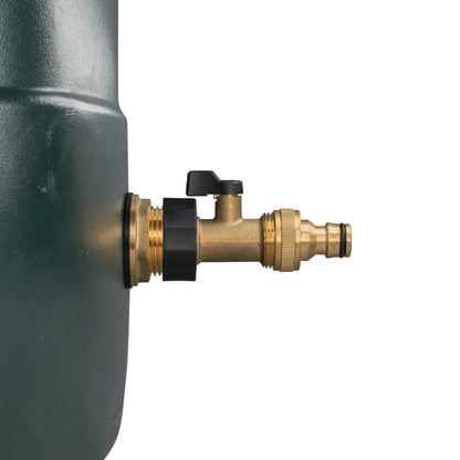 Water Butt Brass Kit 3/4" with Brass Valve + Quick Connect - Best4Trade-Retail Tech Hose & Fittings