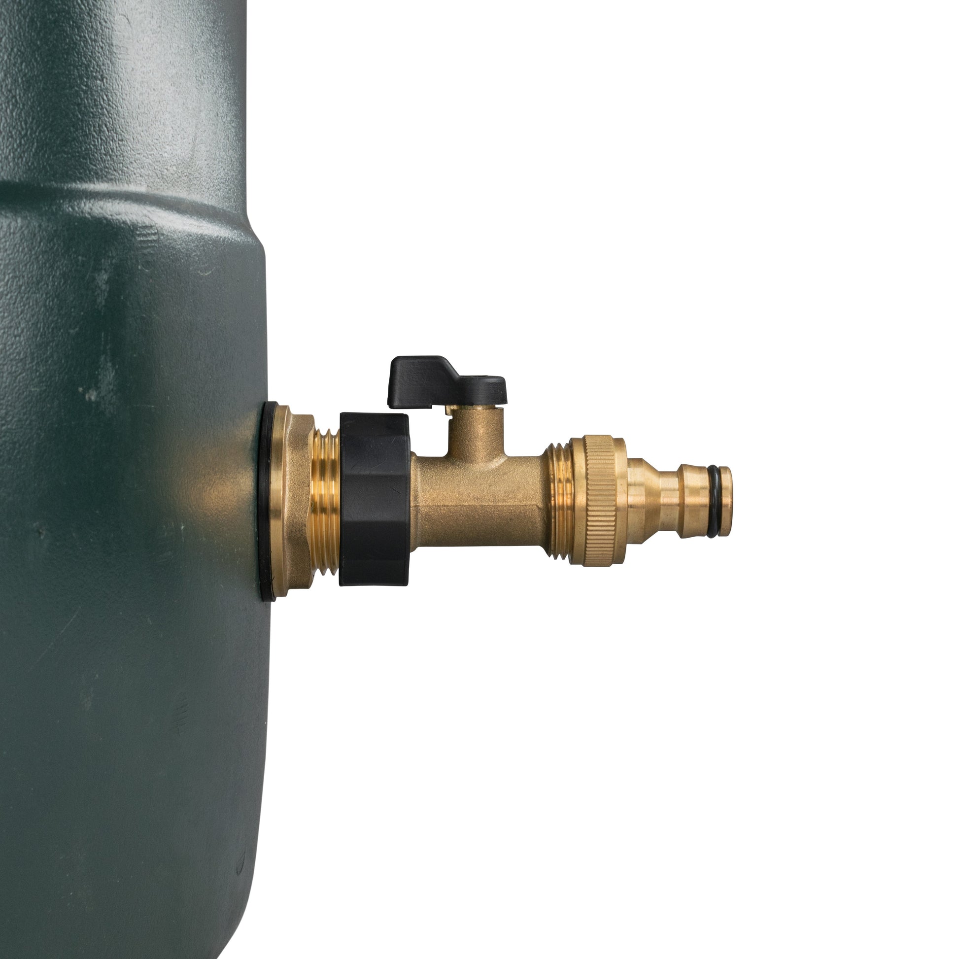 Water Butt Brass Kit 3/4" with Brass Valve + Quick Connect and Drill Bit - Best4Trade-Retail Tech Hose & Fittings