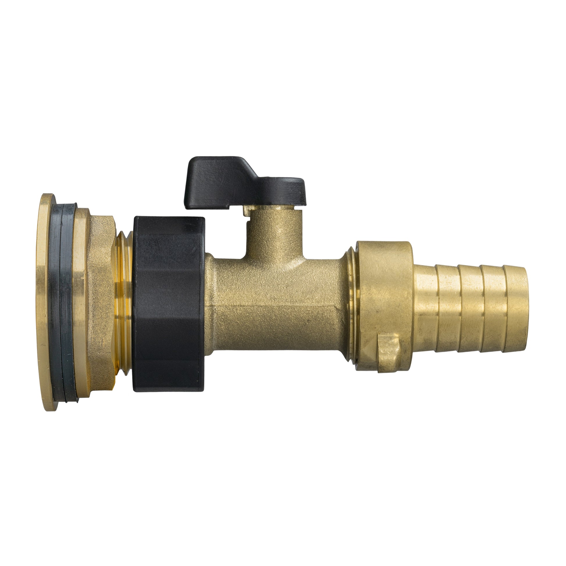 Water Butt Brass Kit 3/4" with Brass Valve + 19mm Barb and Drill Bit - Best4Trade-Retail Tech Hose & Fittings