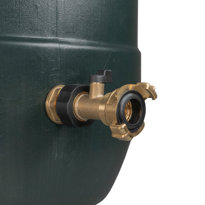 Water Butt Brass Kit 3/4" with Brass Valve + Geka and Drill Bit - Best4Trade-Retail Tech Hose & Fittings