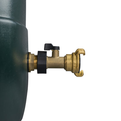 Water Butt Brass Kit 3/4" with Brass Valve + Geka and Drill Bit - Best4Trade-Retail Tech Hose & Fittings