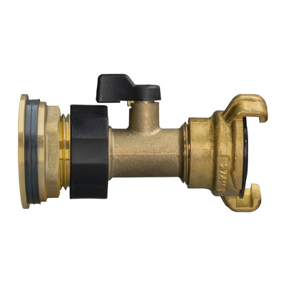 Water Butt Brass Kit 3/4" with Brass Valve + Geka and Drill Bit - Best4Trade-Retail Tech Hose & Fittings