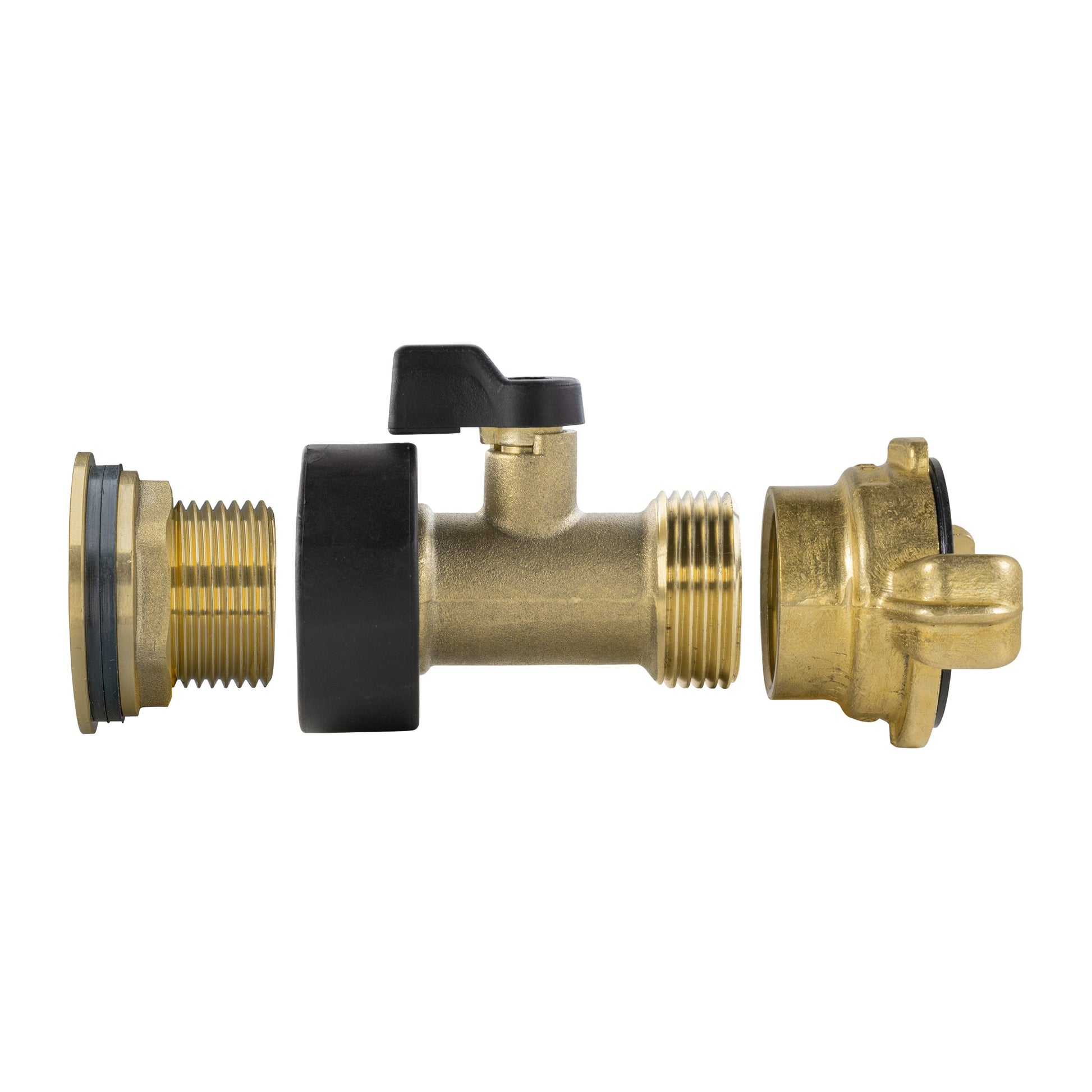 Water Butt Brass Kit 3/4" with Brass Valve + Geka - Best4Trade-Retail Tech Hose & Fittings