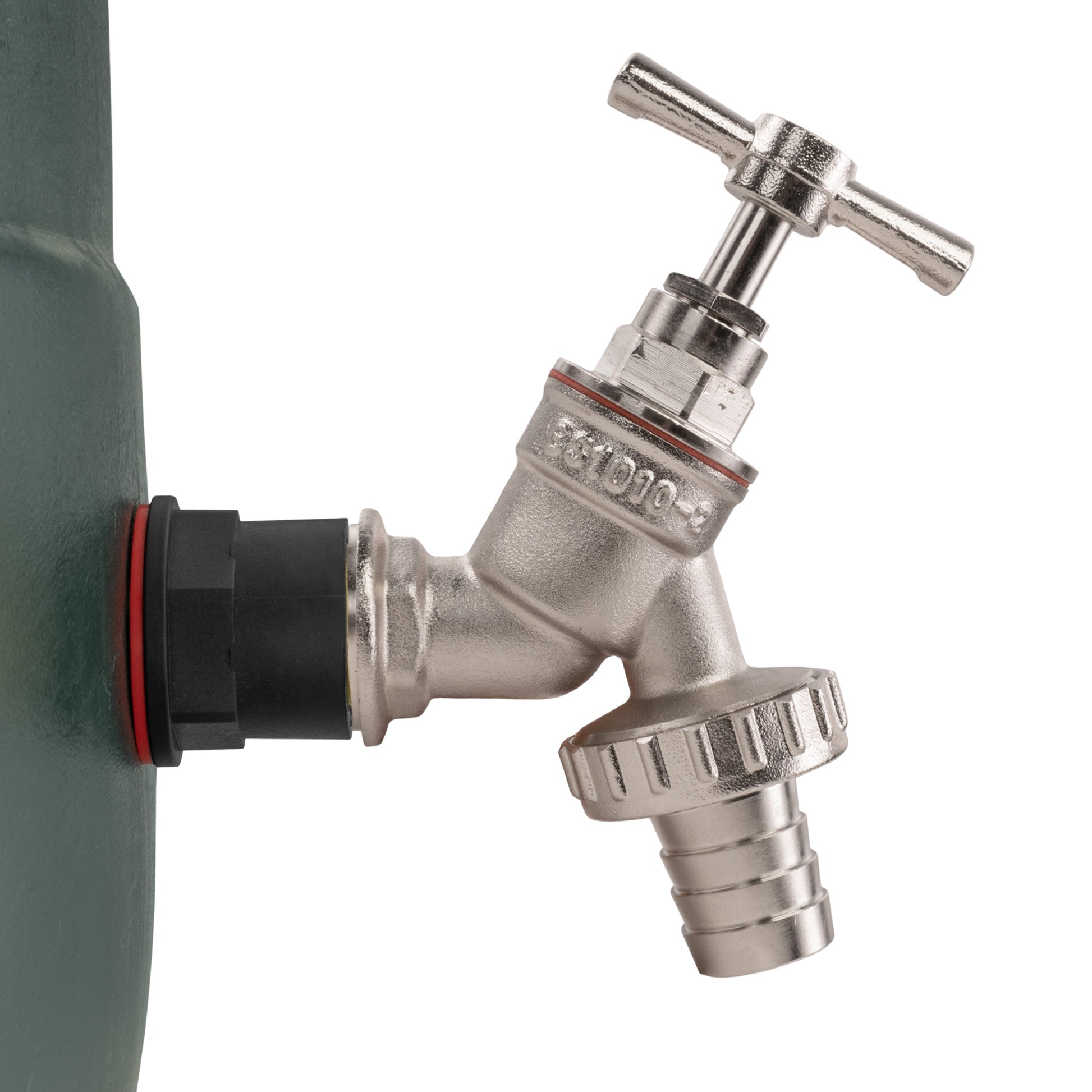 Water Butt Kit 1/2" with Nickel Plated Barbed Tap and Drill Bit - Best4Trade-Retail Tech Hose & Fittings