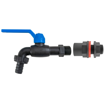 Water Butt Kit 1/2" BSP with Nylon ½” Barb Tap - Best4Trade-Retail Garden watering