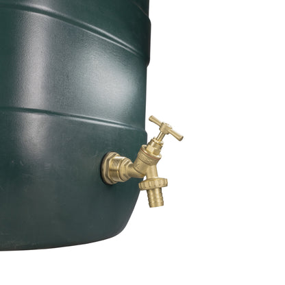 Water Butt Brass Kit 1" with Brass Barbed Tap and Drill Bit - Best4Trade-Retail Tech Hose & Fittings