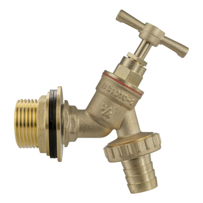 Water Butt Brass Kit 1" with Brass Barbed Tap - Best4Trade-Retail Tech Hose & Fittings